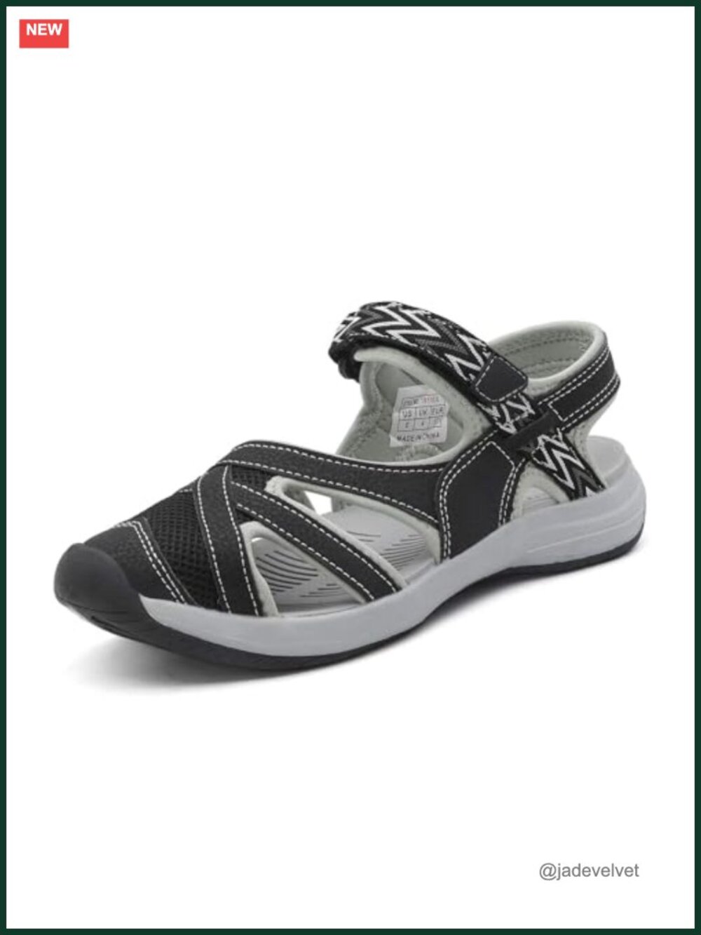 Sport Athletic Sandals - Outdoor Hiking Sandals with Closed Toe